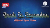 Taylor Swift - Back To December (Taylor's Version) [Official Lyric Video] | via One PH