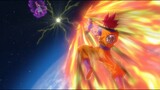 Goku SSj vs Beerus Final Fight, Beerus fell asleep after his battle with Goku God