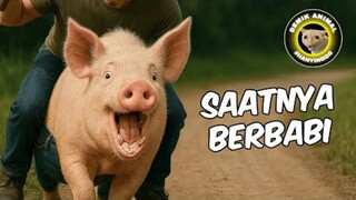 mari ternak babi lucu
