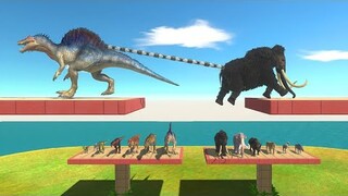 Tug of War Prehistoric Mammals vs Dinosaurs - Animal Revolt Battle Simulator