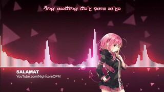 Salamat - Nightcore w/ Lyrics