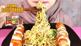 ASMR INDOMIE MI GORENG CABE PEDAS PAKAI SOSIS BAKAR | ULUL ASMR INDONESIA