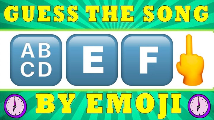 Guess the song by emoji in 10 seconds | Best Hits 1980 - 2022 | Music quiz