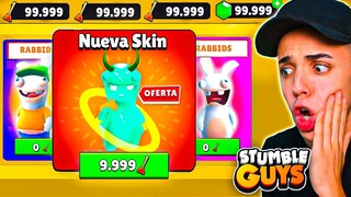 OBTUVE la SKIN MITICA *RABBIDS* EXCLUSIVA de STUMBLE GUYS! 😱