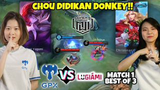 PERTAMA X LIAT FUNI PAKE CHOU & SKYE PAKE LANCE!! MATCH 1 GPX IDN VS LGM SG!! KAWAL AMPE JUARA COY!!