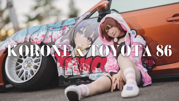 TOYOTA 86 Itasha x KORONE INUGAMI x Cute Cosplayer Special Collaboration PV!