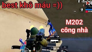 PUBG Mobile - Trùm Solo Squad Hỏa Lực ComeBack Với Gần 1/3 Map | M202 Phá Hủy Mọi Thứ