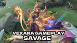 MOMENT VEXANA SAVAGE❗ MOBILE LEGENDS