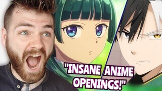 Reacting to The Apothecary Diaries & WIND BREAKER Opening Theme | ANIME REACTION!