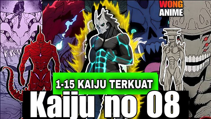 SELURUH 13 KAIJU BERNOMOR TERKUAT DI KAIJU NO 8