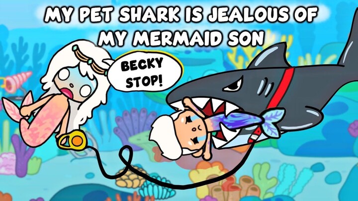 Cá mập cưng của tôi ghen tị với con trai tiên cá của tôi 🦈🧜