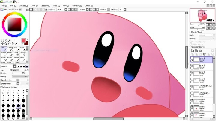 Drawing Kirby (Menggambar Kirby) by OST ANIME ID