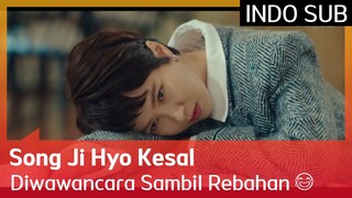 Song Ji Hyo Kesal Diwawancara Sambil Rebahan 😂 EP07 #ShootingStars 🇮🇩INDOSUB🇮🇩