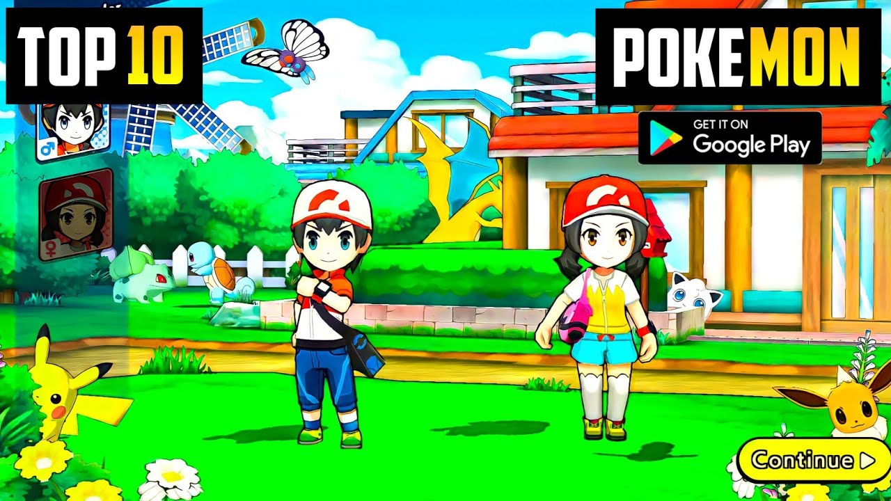 Top 10 Best Pokemon Games For Android In Play Store | 2022 - Bilibili