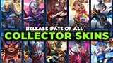 ALL 2021 COLLECTOR SKINS RELEASE DATE/RESALE DATE | GRAND COLLECTION 2022 | MOBILE LEGENDS