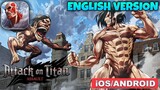 ATTACK ON TITAN : ASSAULT - ANDROID / IOS GAMEPLAY (ENGLISH)