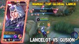 MANIAC + AGGRESSIVE PERFECT GAMEPLAY TOP GLOBAL LANCELOT 🔥🔥🔥