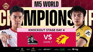 (FIL) M5 Knockouts Day 4 | DEVU vs ONIC | Game 1