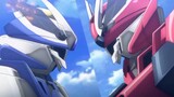 Super exciting scenes of mecha battles, the male protagonist drives the mecha to fight, connective D