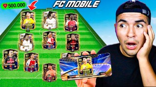 GASTÉ MAS DE 500.000 JOYAS PARA FICHAR a CRISTIANO RONALDO TOTS en FC MOBILE 😱 *BUSCANDO a CR7*