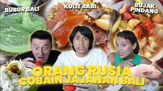 REAKSI ORANG RUSIA COBAIN MAKANAN KHAS BALI - TIKTOKER RUSIA