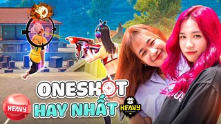 [Free Fire] Ai Là Nữ Game Thủ Bắn ONESHOT Hay Nhất HEAVY ?| HEAVY NA GÂY MÊ