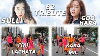 向荷拉和雪莉致敬：KARA - MR. / F(X) - LACHATA【B2舞团】