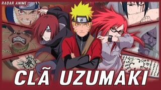 TODOS OS PODERES E HABILIDADES DO CLÃ UZUMAKI EM NARUTO