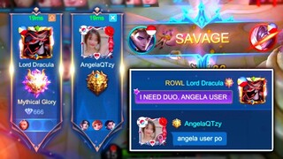 I Found This Angela User in Global Chat!! Alucard Savage Gameplay!! | MLBB