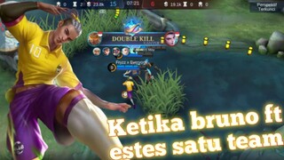 Combo maut!? Estes dan bruno kembali | Mobile Legends