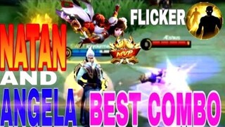 EARLY GAME!! NATAN & ANGELA COMBO | BEST EMEBLEM + ITEMS + BEST BUILD 2021 | MOBILE LEGENDS