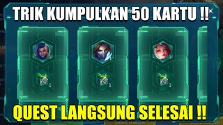 CARA SELESAIKAN QUEST KUMPULKAN 50 KARTU VENOM !! LANGSUNG PANEN SKIN PERMANEN GRATIS!! - MLBB