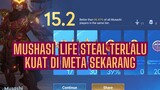 MUSHASI LIFE STEAL TERLALU KUAT DI META SEKARANG MVP LAGI 🔥 HONOR OF KINGS