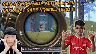 GAK NYANGKA BISA KETEMU RYZEN !? DARI AWAL GAME NGEKILL TERUS , AIMNYA SAKIT BANGET - PUBG MOBILE