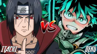 DEKU VS ITACHI (Anime War) FULL FIGHT HD