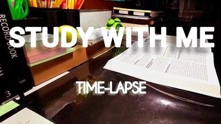 TIME-LAPSE STUDY WITH ME | Real time study 01 | Study Vlog Philippines