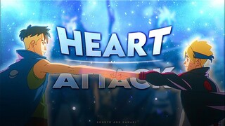 [Boruto and Kawaki ✨] Sad/Badass - Heart Attack [Edit/Amv] Quick ! 📱