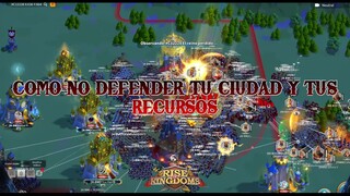 COMO NO DEFENDER TU CIUDAD Y TUS RECURSOS | Rise of Kingdoms Español