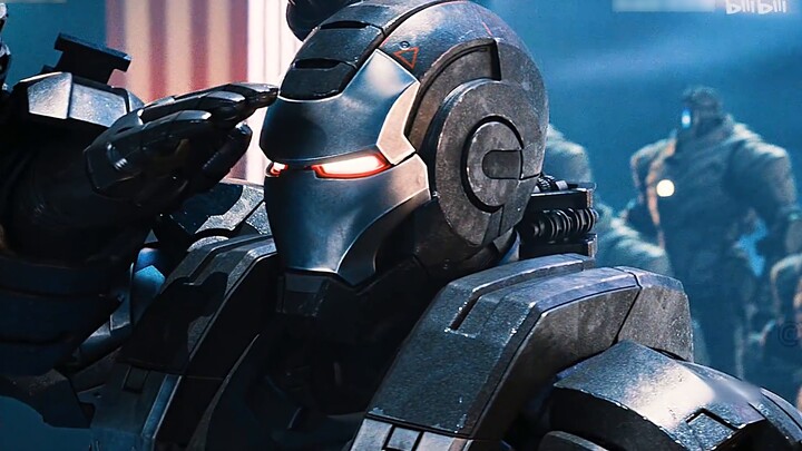 If the mechanical battle suit has a rank, the soldiers put on black technology armor, Iron Man nano 