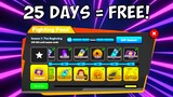 Play 25 Days = Free S1 Fight Pass in Roblox -Anime Fighting Simulator )