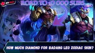 HOW MUCH TO GET BADANG ZODIAC SKIN "LEO" FOR FREE USING AURORA SUMMONS, FLEET WARDEN REVIEW | MLBB