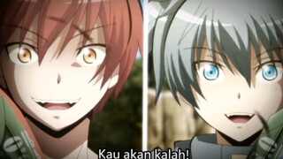 nagisa vs karma (assassination classroom)