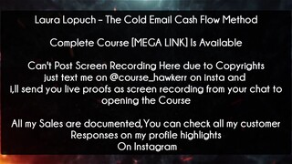 Laura Lopuch Course The Cold Email Cash Flow Method Download