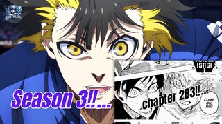 Bocoran Blue Lock Chapter 283: Kolaborasi Mengejutkan Isagi & Kaiser + Spekulasi Season 3!