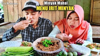 IRIT MINYAK ‼️ Tumis KATETER, SAMBEL GALENDO, LALAP PARE, TERONG, KERUPUK, MASAKAN KAMPUNG