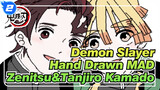 [Demon Slayer|Hand Drawn MAD]Zenitsu&Tanjiro Kamado Nakimushi_2