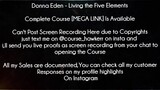Donna Eden Course Living the Five Elements Download