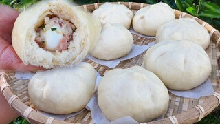 Bánh Bao✅Cách Làm Bánh Bao Tại Nhà Đơn Giản Da Bánh Trắng Mềm Mịn Xốp Thơm Ngon |Lê Phúc Vlog