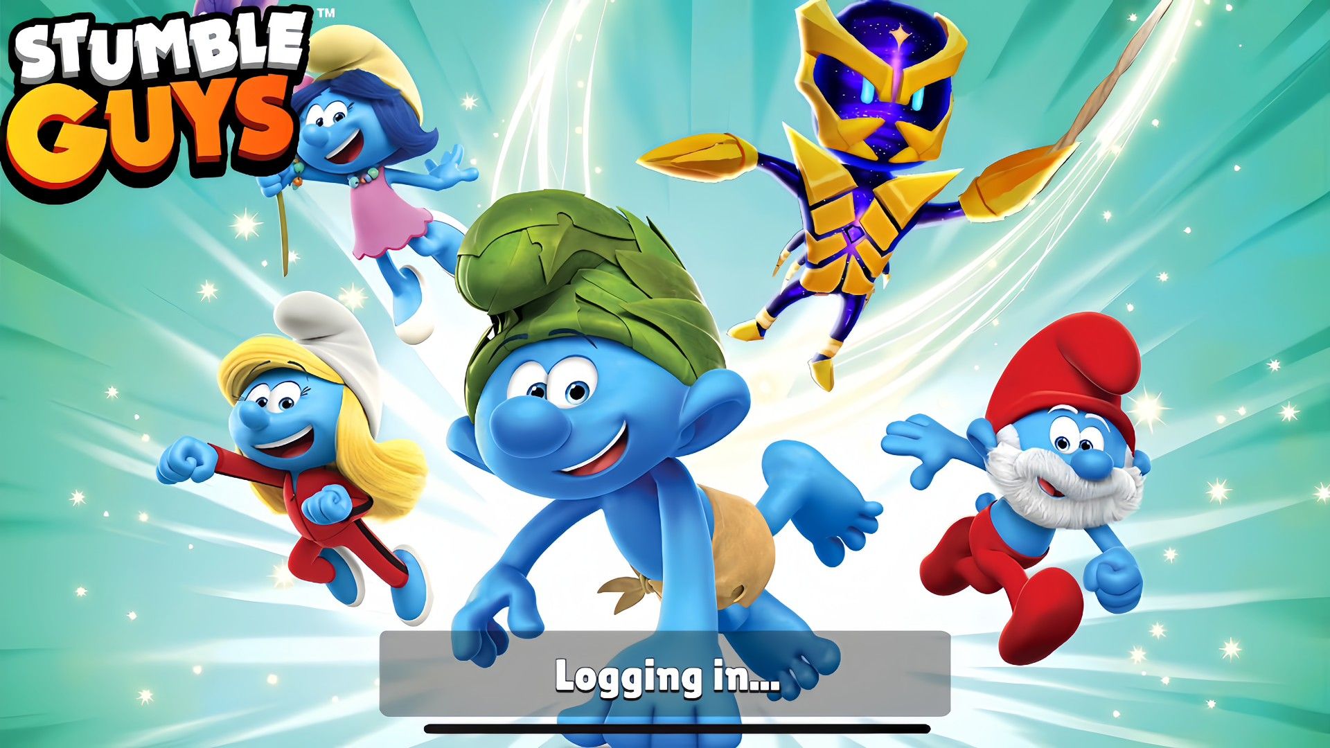 Stumble Guys, tinha um SMURF no jogo 