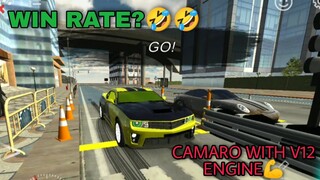 funny🤣 what if you can't afford the w16 in camaro how fast it could be ? car parking multiplayer